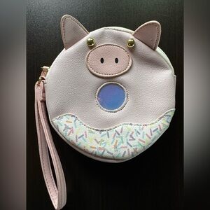 Betsy Johnson Luv Betsy Coin Purse Pig Wristlet